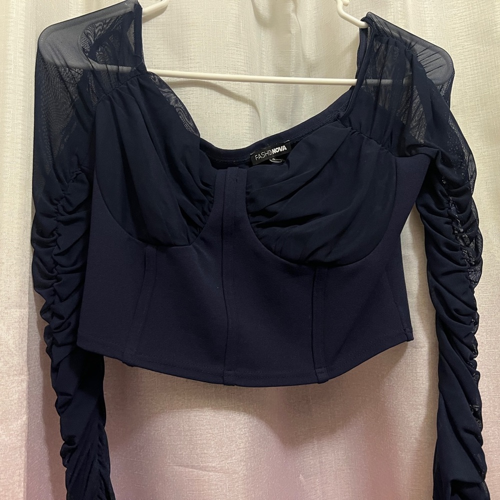Navy Blouse